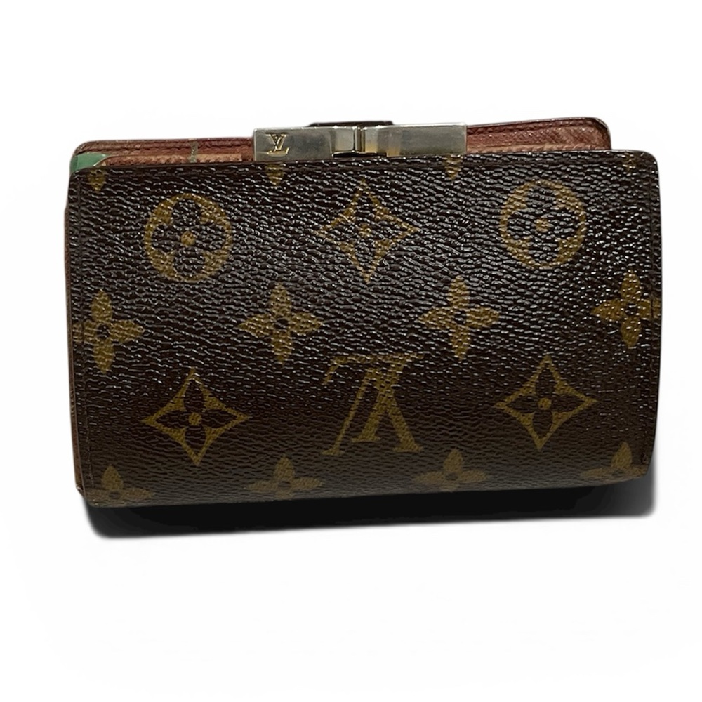 Authentic Vintage Louis Vuitton Monogram French Purse (Viennois Kiss-Lock)Wallet - Picture 4 of 16